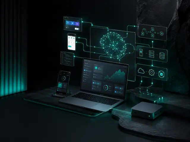 Connected devices and systems visualised as a single linked platform